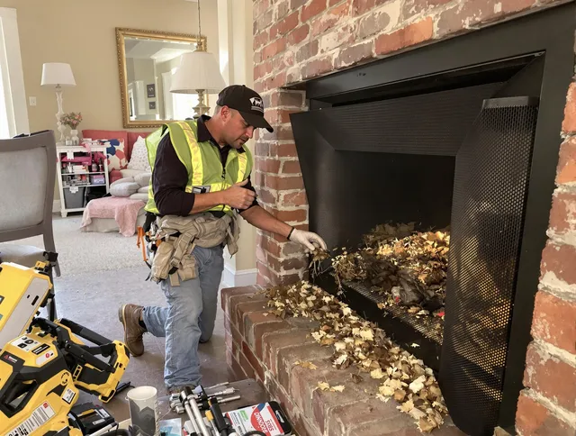 Safe screening installation by Hudson Chimney Sweep in Hudson, OH
