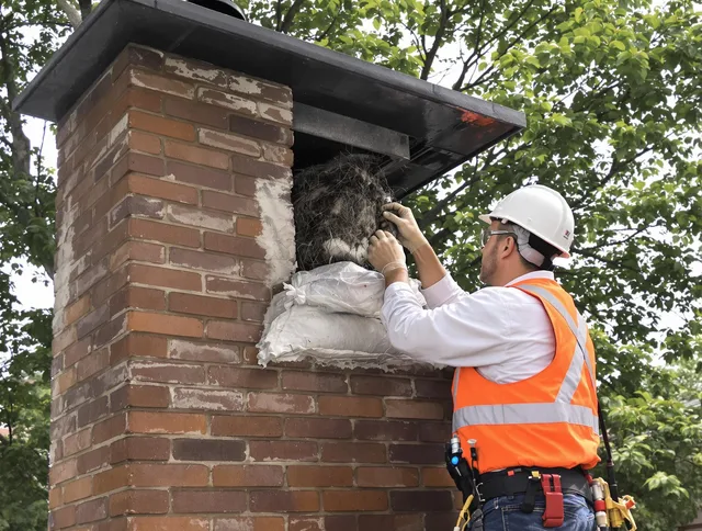Humane removal of debris and animals by Hudson Chimney Sweep in Hudson, OH